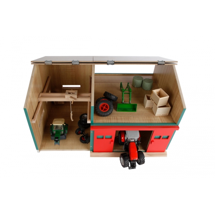 Wooden Workshop Toy Diorama 1:32 scale