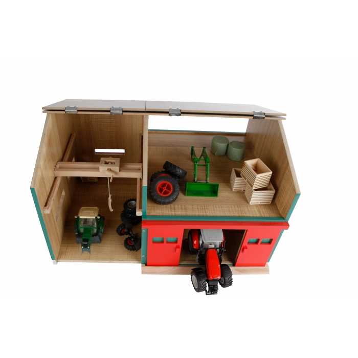Wooden Workshop Toy Diorama 1:32 scale